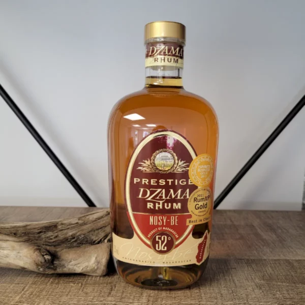 Rhum ambré de Nosy Bé prestige DZAMA-Madagascar
